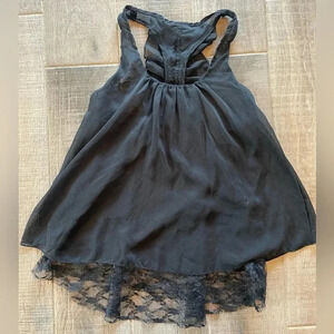 Black Sheer Blouse